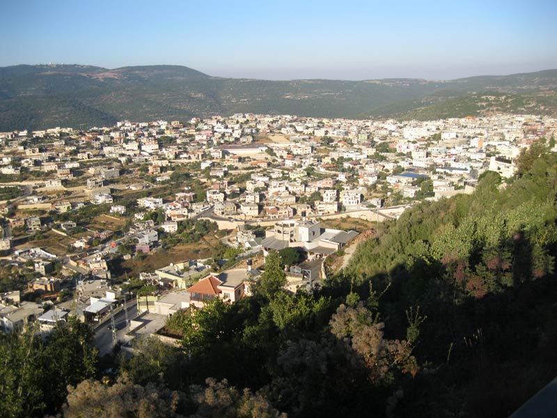 The Druze settlement Bayt Jann, the secret capital in northern Israel. Photo: Gebhard Fartacek, 2018.